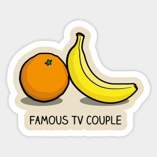 Famous TV Couple Sticker